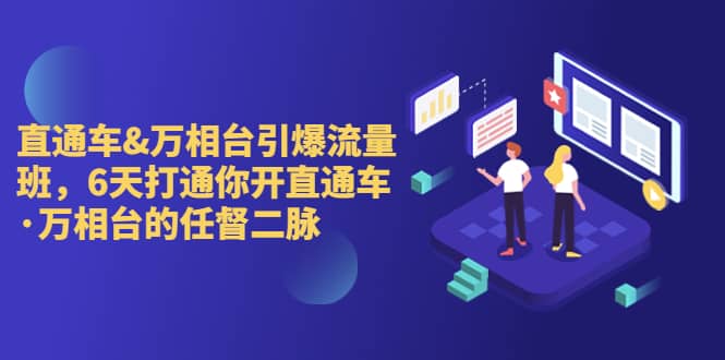 直通车+万相台引爆流量班,6天打通你开直通车·万相台的任督 二脉网创吧-网创项目资源站-副业项目-创业项目-搞钱项目网创吧