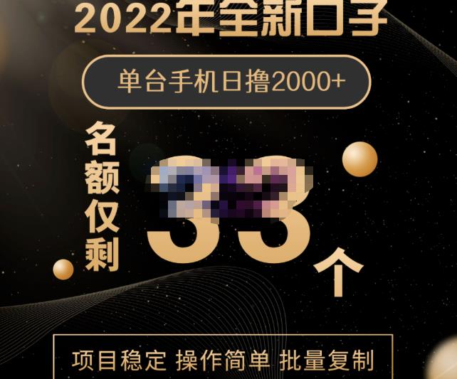 2022年全新口子,手机批量搬砖玩法,一部手机日撸2000+网创吧-网创项目资源站-副业项目-创业项目-搞钱项目网创吧