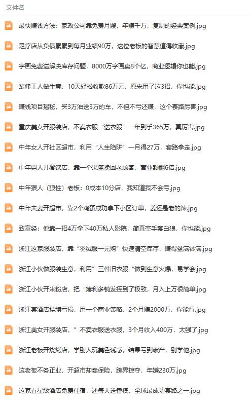 真实有效391套商业模式，年入几十到几百万案例解析（电子书+视频+图文）网创吧-网创项目资源站-副业项目-创业项目-搞钱项目网创吧